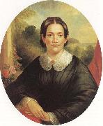 John Mix Stanley Portrait of Mrs. Benjamin Pitman Spain oil painting artist
